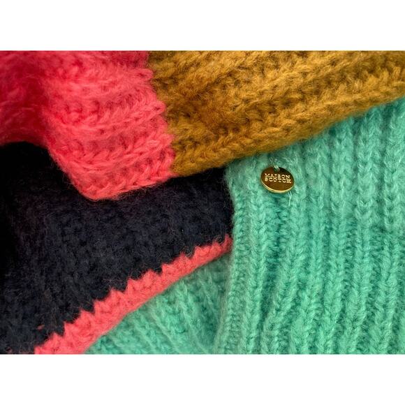 Bienvenue Maison Scotch & Soda Pullover Stripe Sweater Sz Small in Multi NWT - Picture 3 of 6